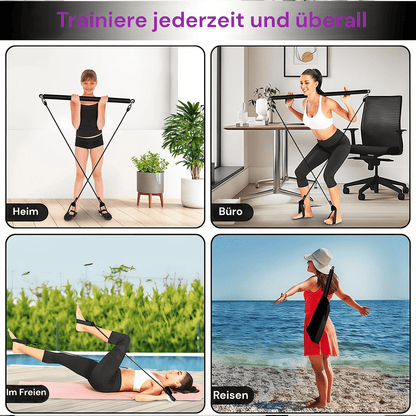 PilatesFlow™ -Multifunktions-Pilates-Stange